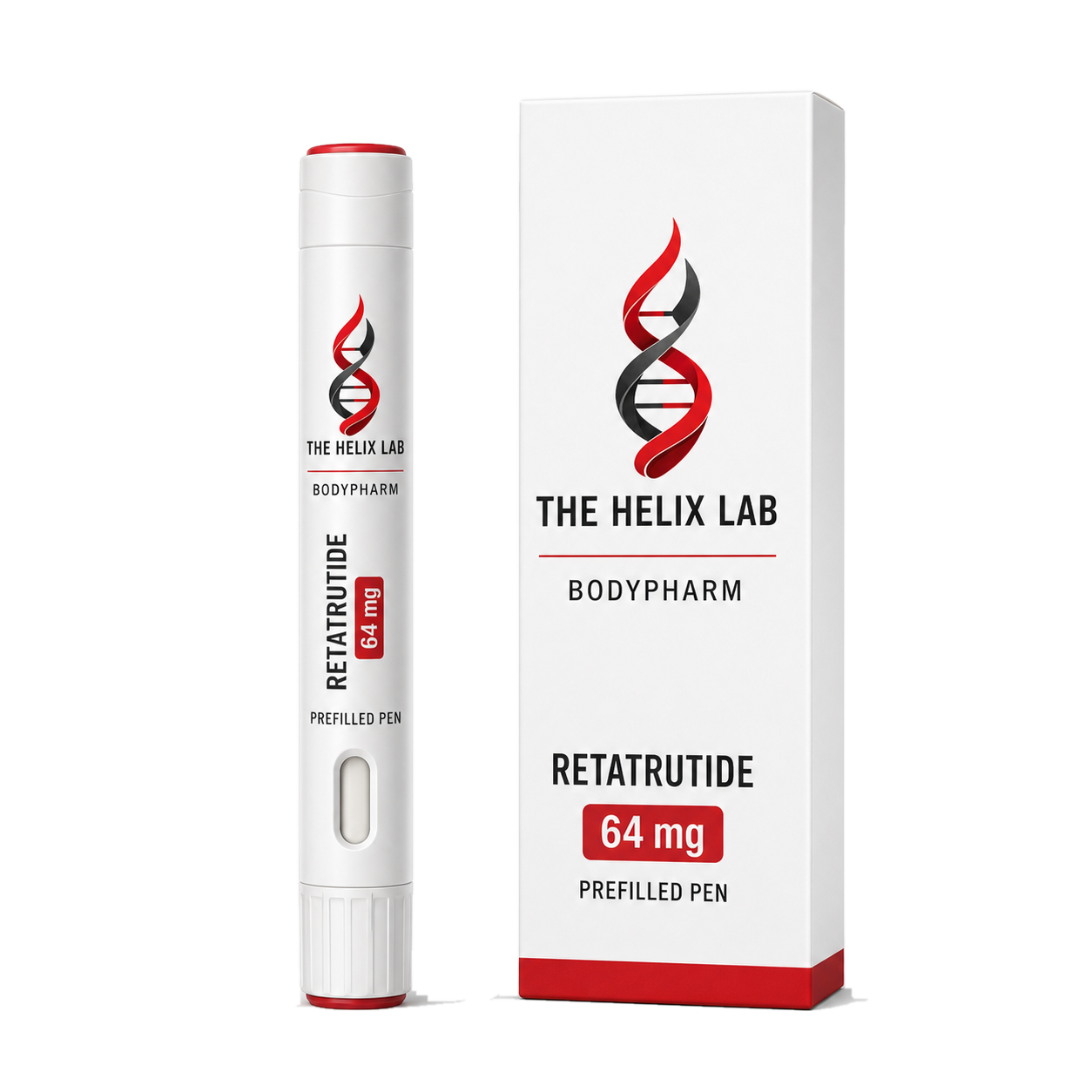 Bodypharm Retatrutide 64 mg Pen prefilled pen and carton