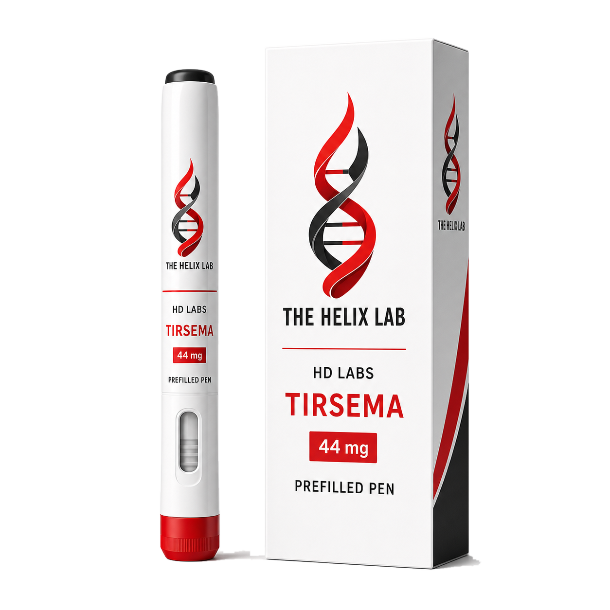 HD Labs Tirsema 44 mg Pen prefilled pen and carton