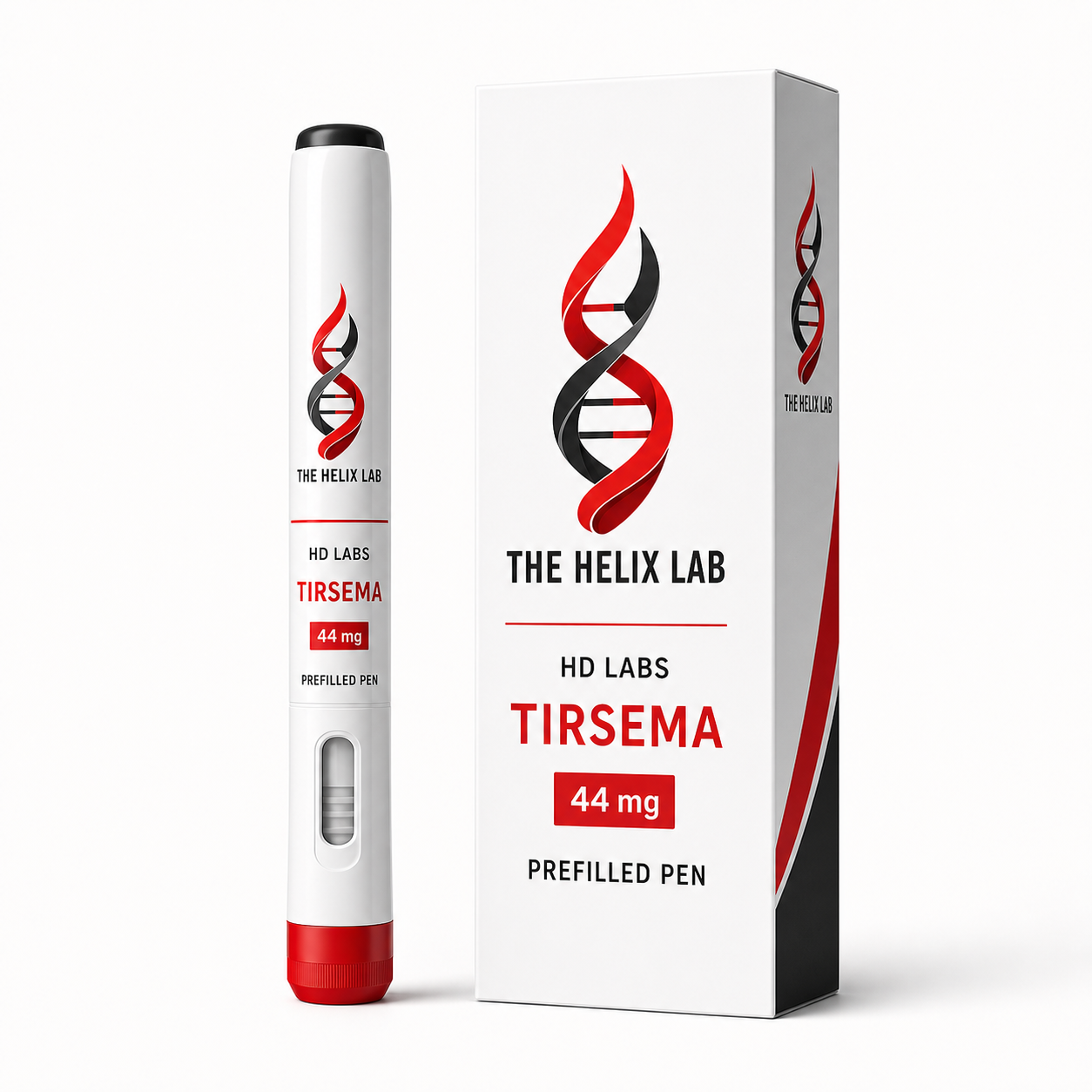 HD Labs Tirsema 44 mg Pen prefilled pen and carton