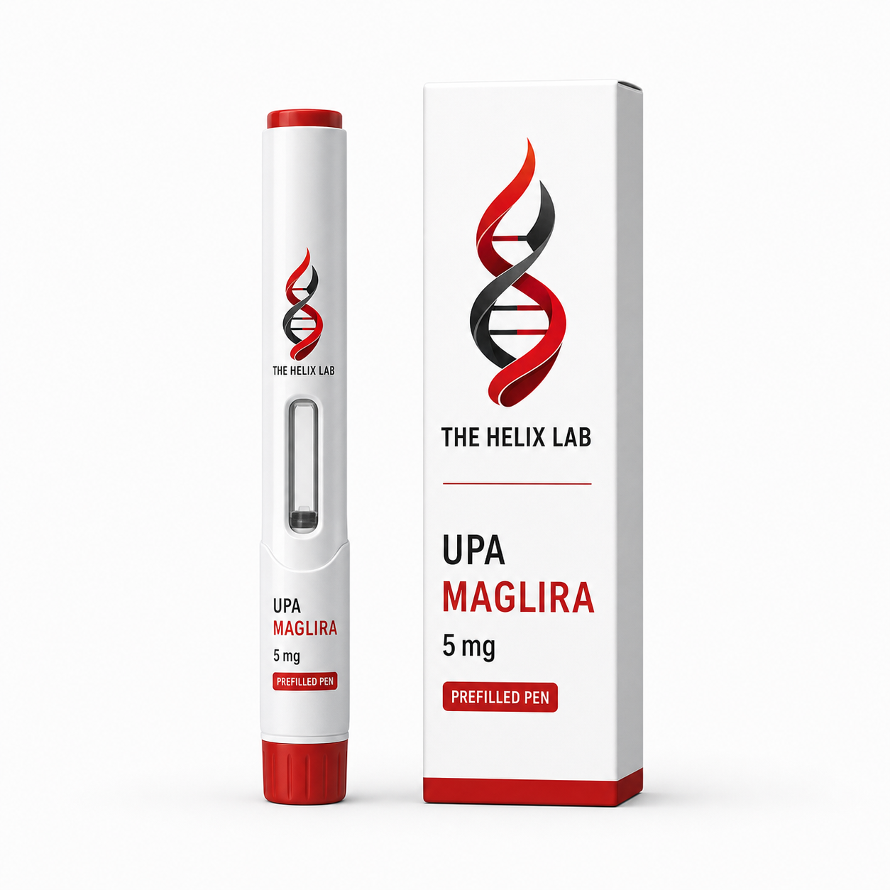 UPA Maglira 5 mg Pen prefilled pen and carton