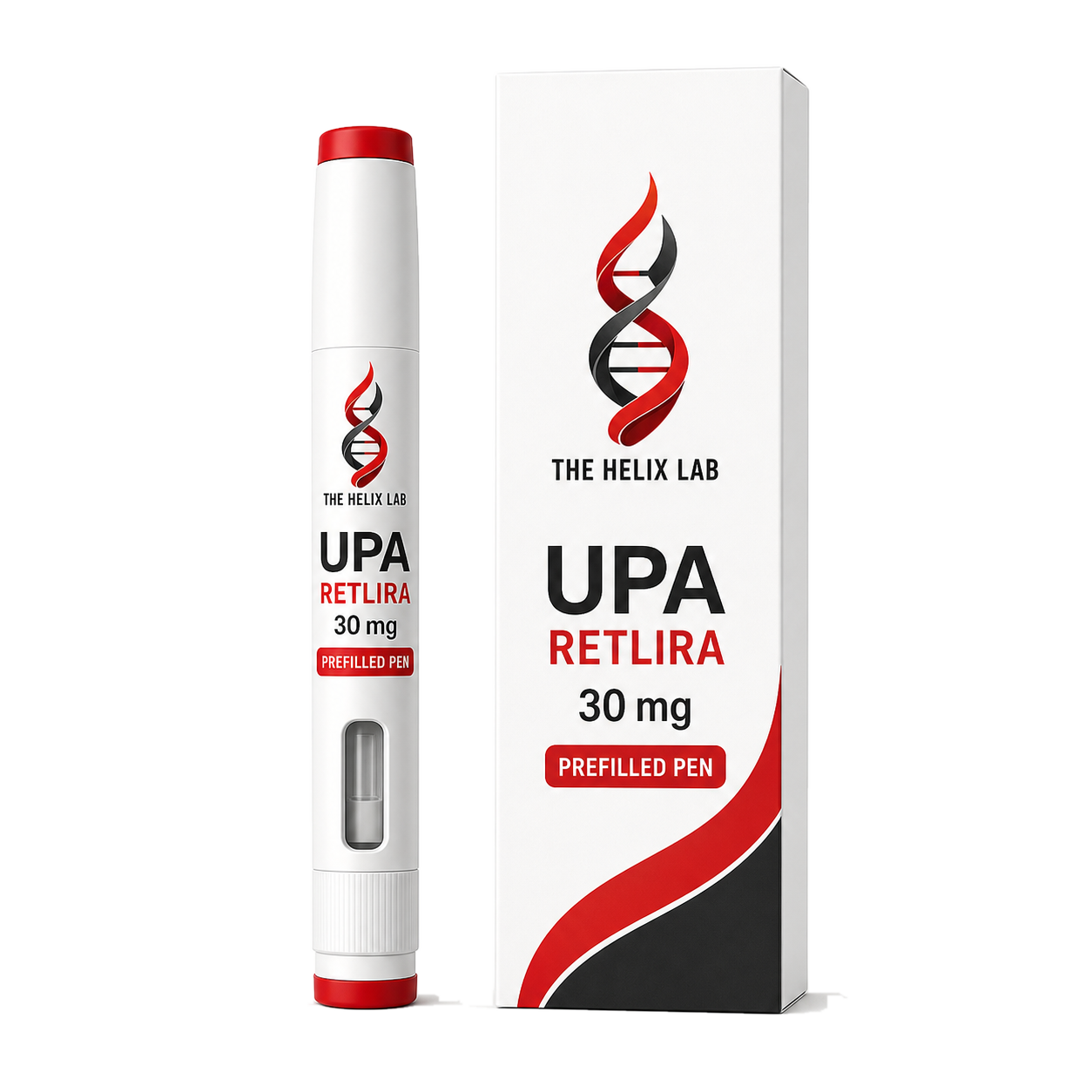 UPA Retlira 30 mg Pen prefilled pen and carton